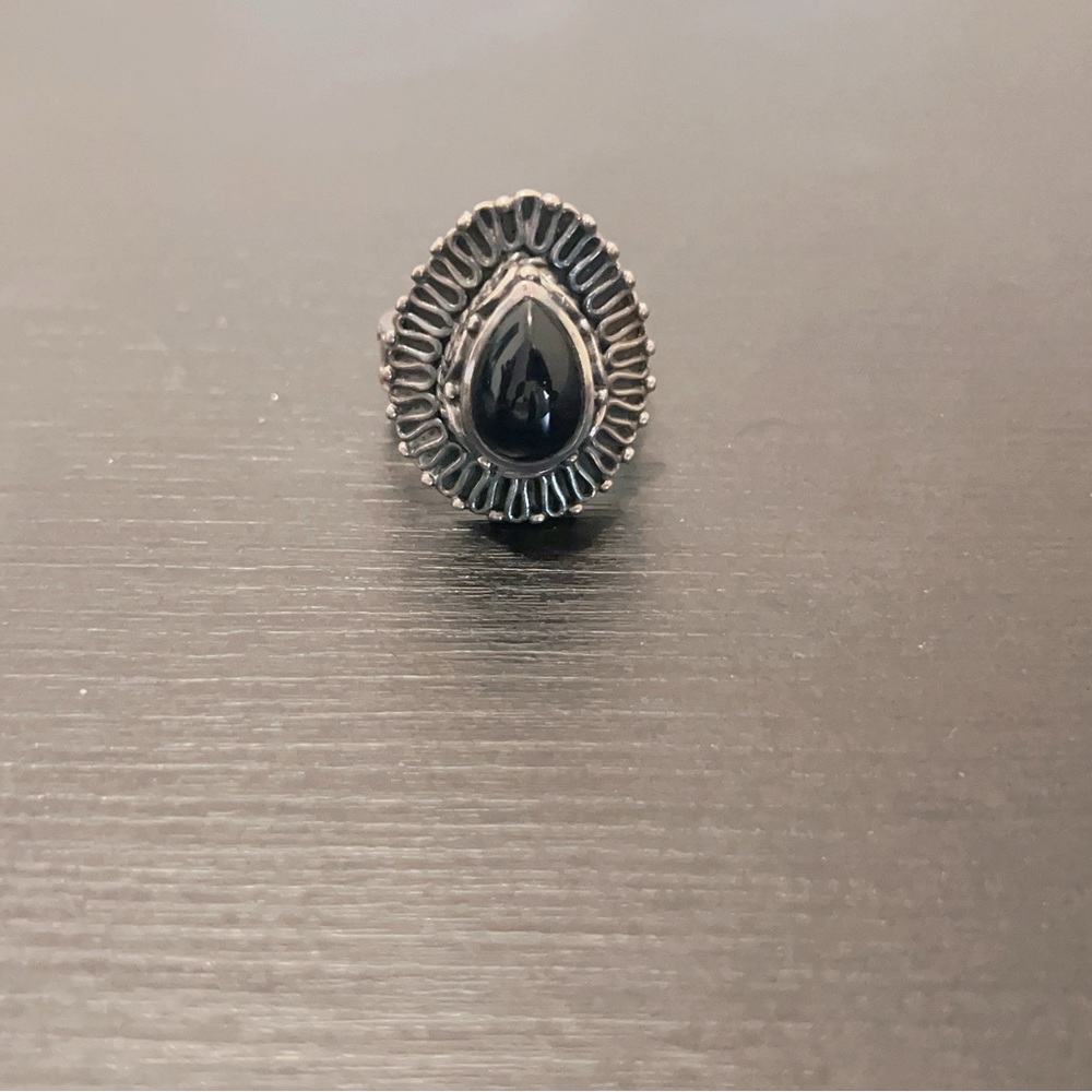 Silver Ring Onyx